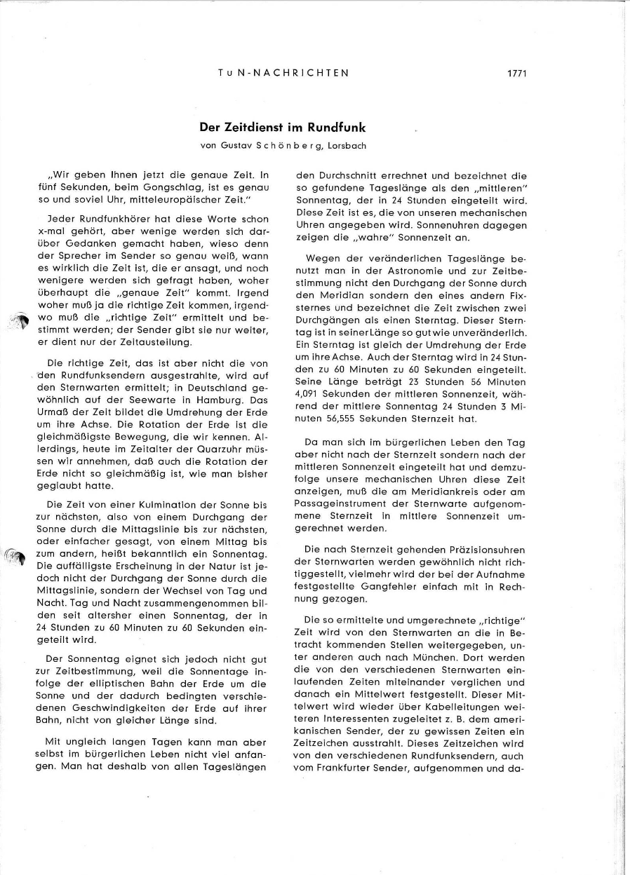 Der Zeitdienst im Rundfunk (1951)
